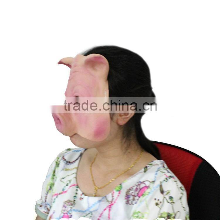 halloween party Facial full head masks lizard pig for Atmospheric