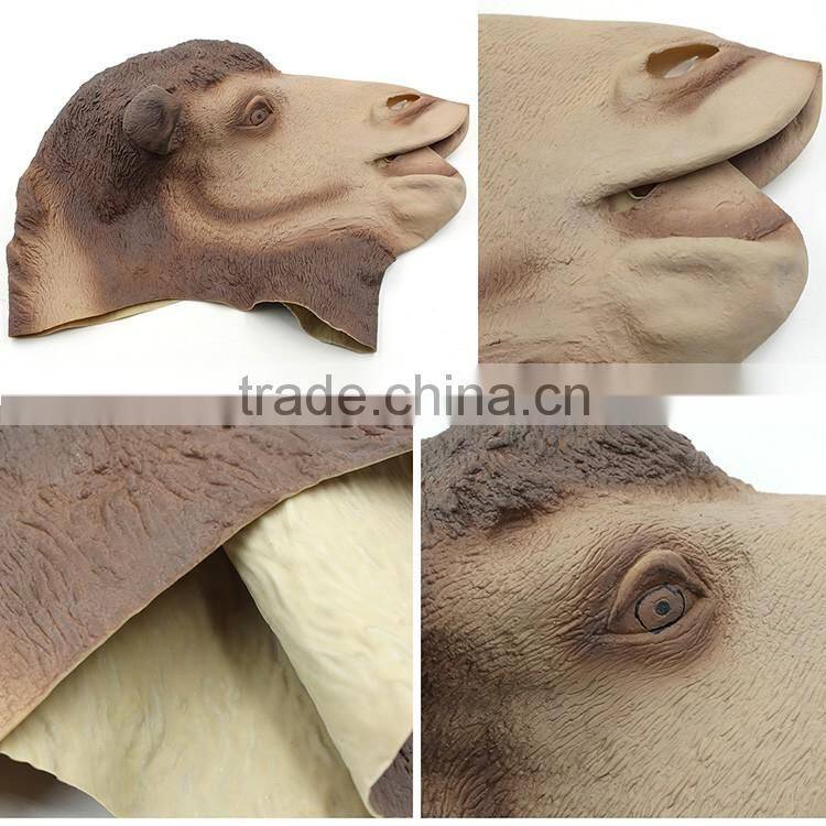 factory direct sell labrador Auto Darkening rubber Camel sex mask