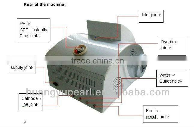 factory wholesale skin tightening e-light with two treatment handles