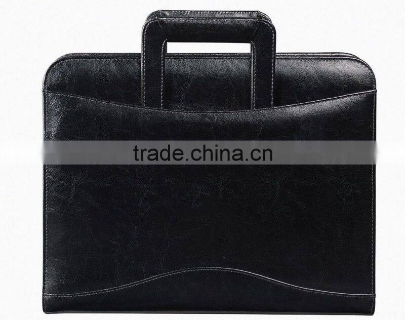 Renaissance Italian Style Leather Presentation Portfolio with carry handles