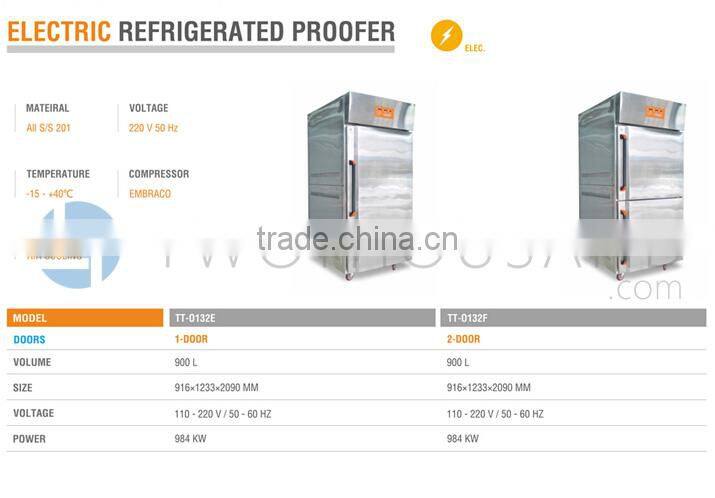 Automatic Proofer - Refrigerated, CE, Double Door, 900 L, 984W, TT-O132F