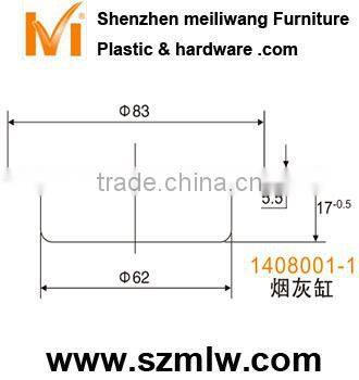 ashtray and cup bracket