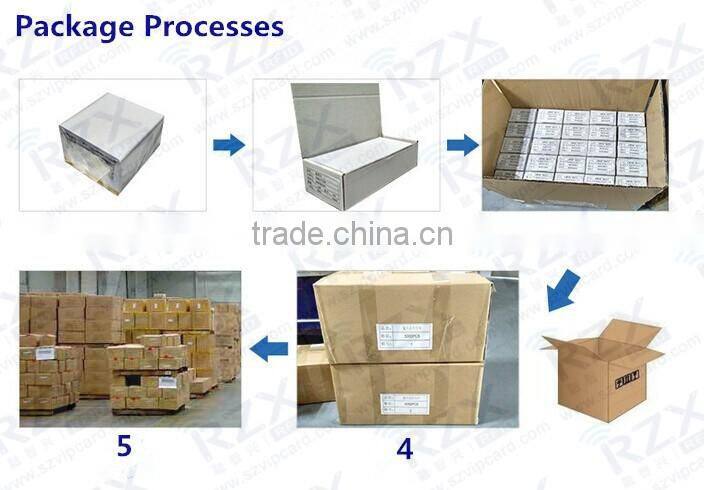 Professional factory standard pvc smart card with CPU FM1204/FM1208