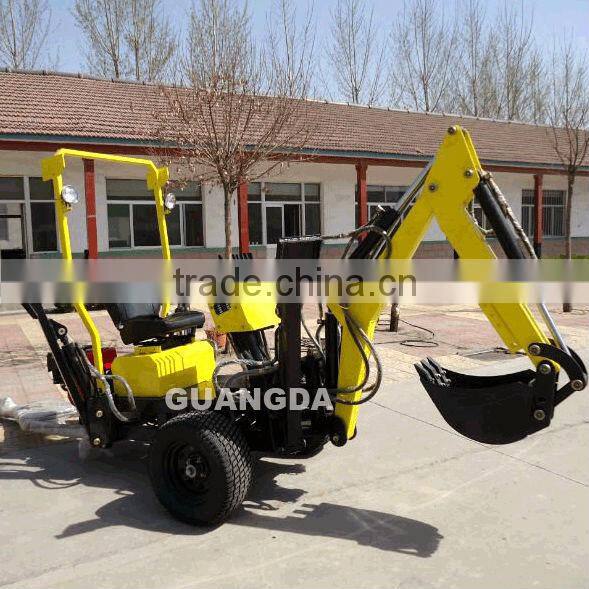 towable backhoe for agriculture use