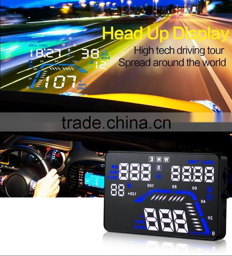 car auto display Q7 multi function monitor system GPS HUD