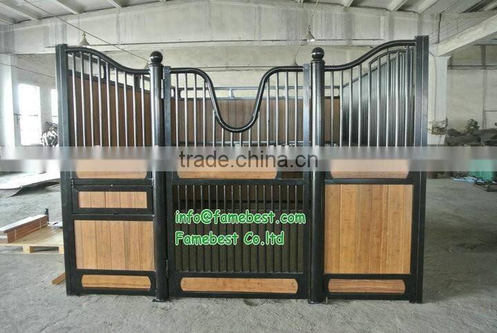 3.6x2.2m Galvanized Horse Stable with 20/25/32mm bamboo wood