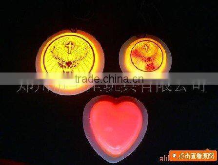 Round glow badge,glow in dark badges