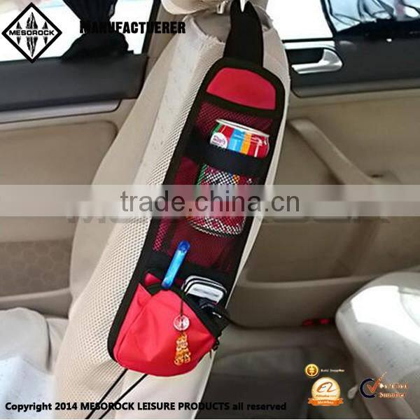 Fashion design vehicle seat side storage bag car seat organizer
