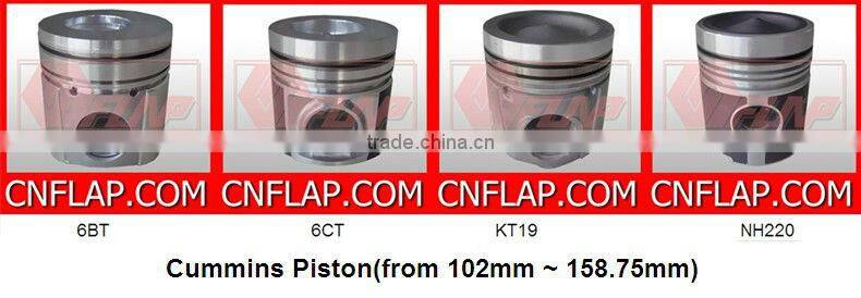 Piston ring set for 6BTAA