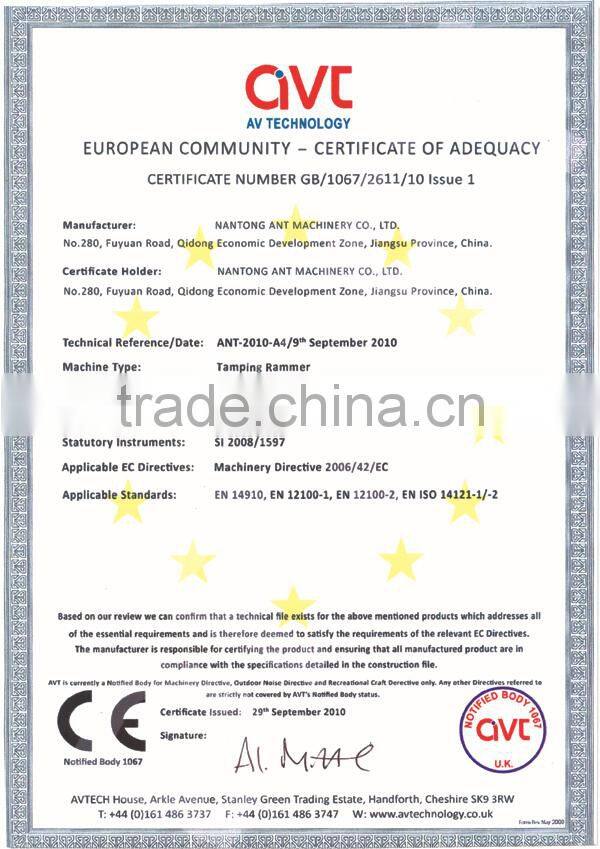 CJ60 construction machinery tamping rammer made in China