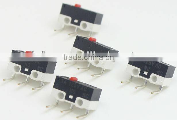 mouse micro momentary switch with no lever bent pcb terminals,KW10-Z0R