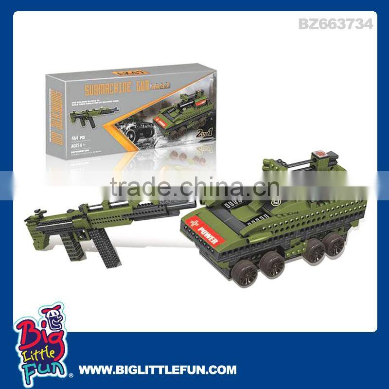 Military toys play set,toy gun military and fighter plane toy block