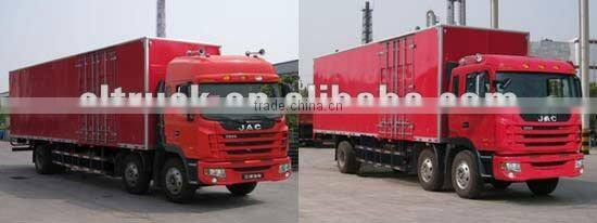 JAC 6x2 heavy duty van box truck