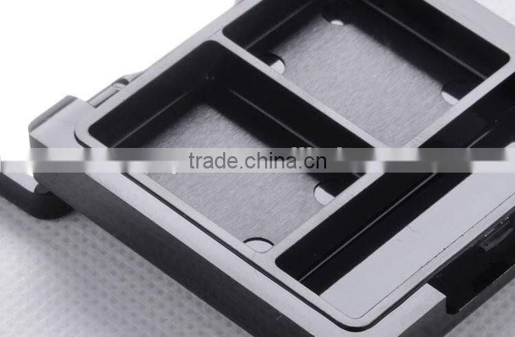 Plastic cosmetic packaging eye shadow compact case