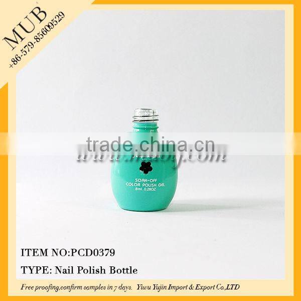 5/10/15/20ml UV "nail enamel" bottle with flower