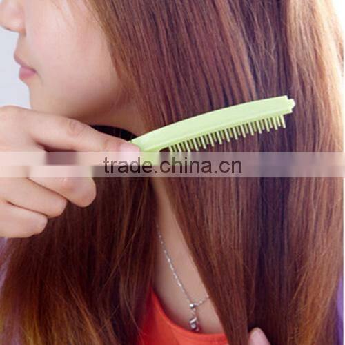 solid color portable folding comb