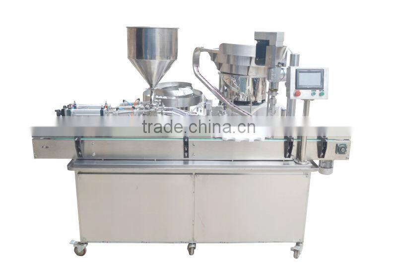 Automatic bottle cream filling machine for cosmetic/skin care