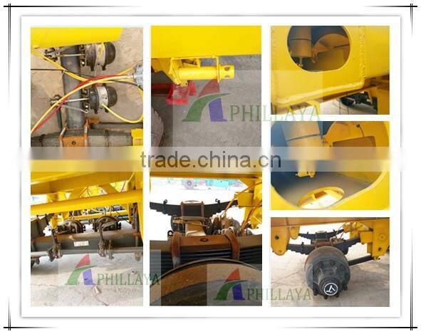 Phillaya semi trailer 2 axle 3 axle 20ton 30ton 40ton skeleton container utility trailer for sale