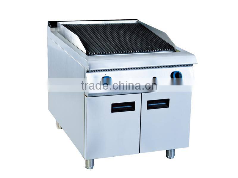 Indoor Kitchen Restaurant Lava Stone BBQ Gas Grill