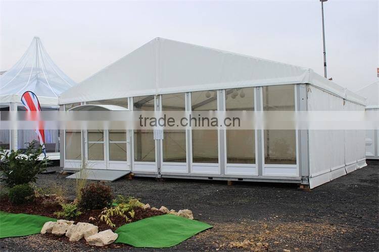 Glass large event tents for car show canopy on sale