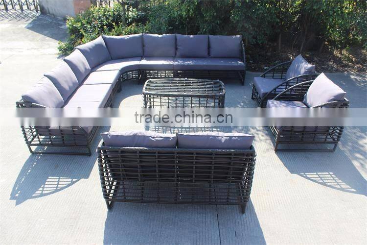 Round rattan sofa wintech wicker furniture
