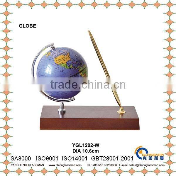 Hot sale DIA10.6cm desk office decorative world globes