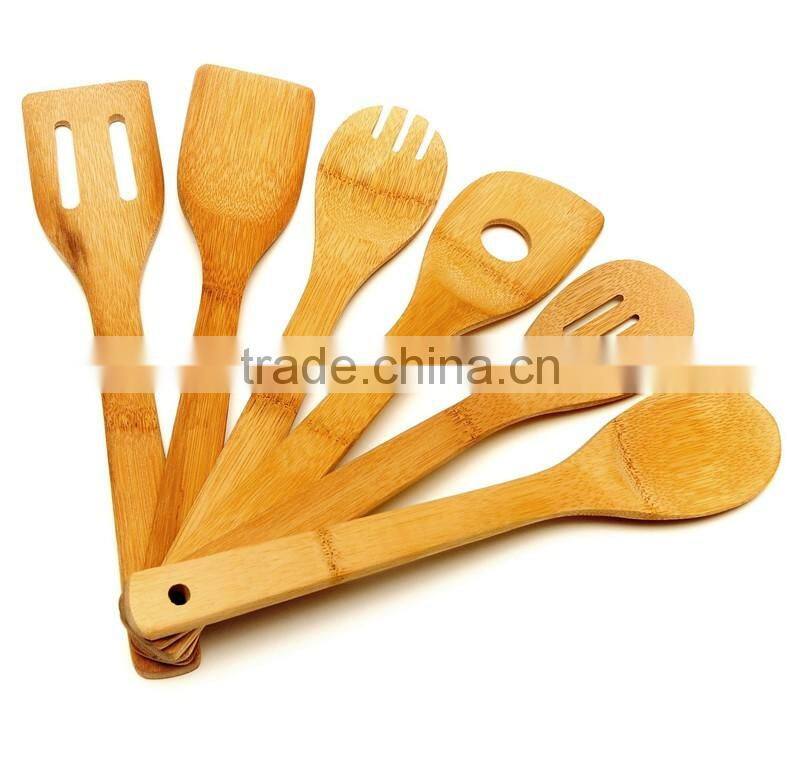 Eco-friendly Bamboo kitchen utensil set-set of 6