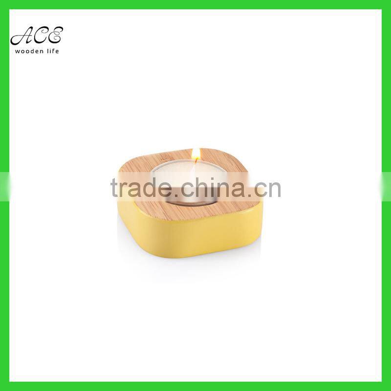 Bamboo candle holder Bamboo candlestick Small bamboo candle stand