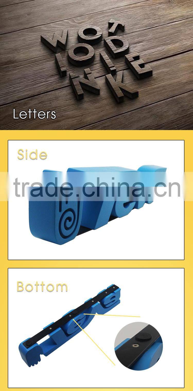 Billboard Wooden alphabet letters,wood crafts letters for company logo