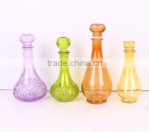 250ml glass beverage bottle with metal buckle