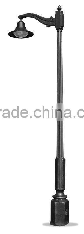 Spanish style decorative cast iron public lamp post