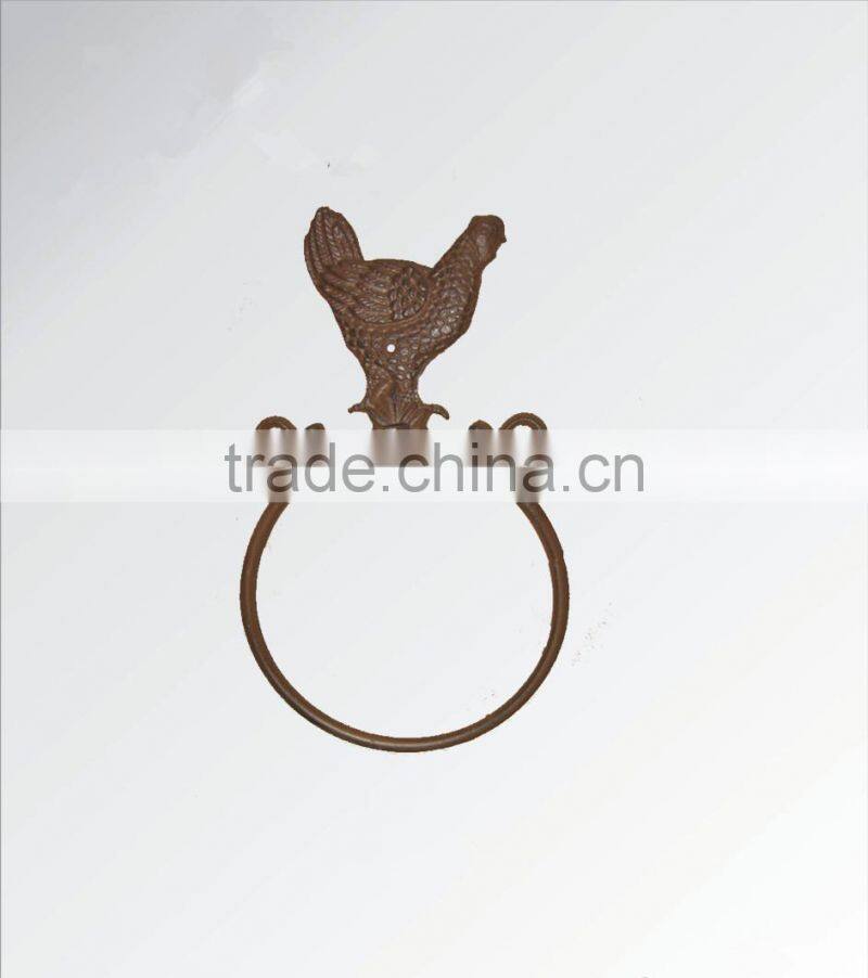 cast iron bathroom paper towel holder