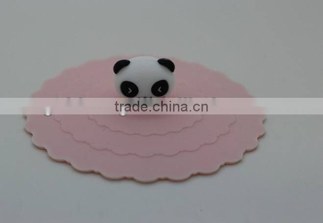 2014 wholesale cute popular silicone cup lid silicone cup cover