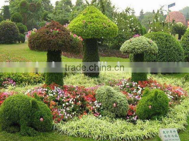 decorative huge size sculpture artificial plant statue design LGH15-06