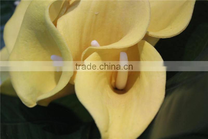 artificial flowers wholesale wholes PU bundled calla lily