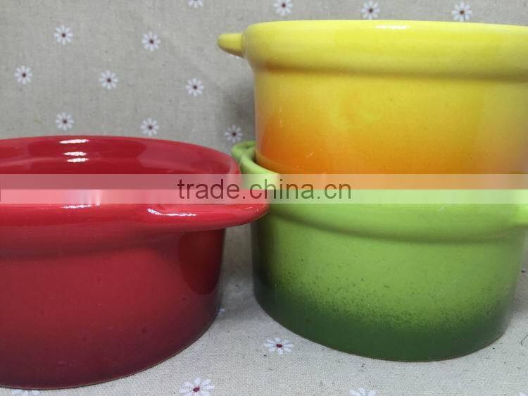 Wholesale stocked korean Ceramic decorative salad bowls