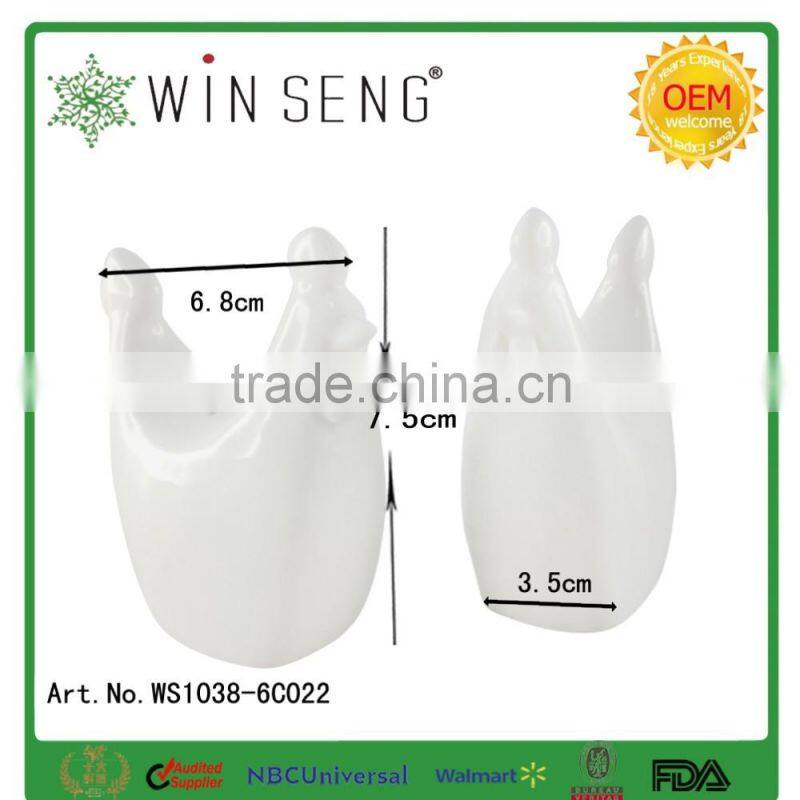Ceramic chicken salt and pepper shakers , chicken salt and pepper shaker