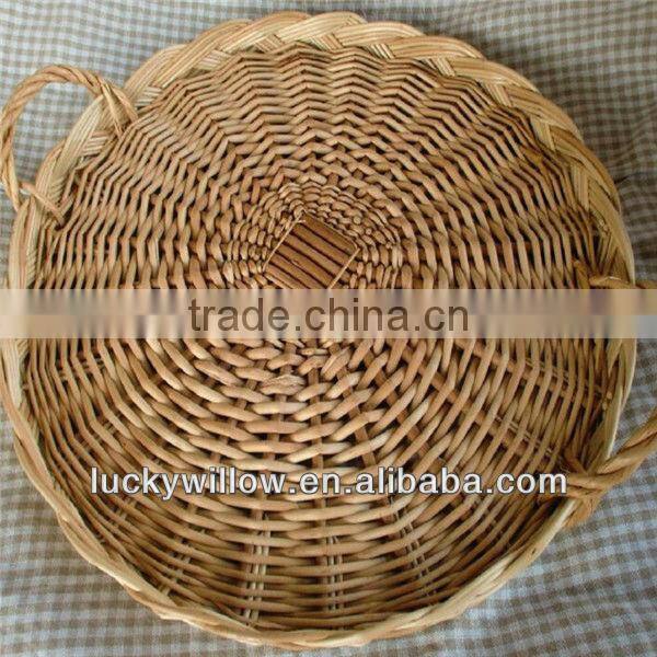 eco-friendly 100%hand woven cheap wicker bread basket