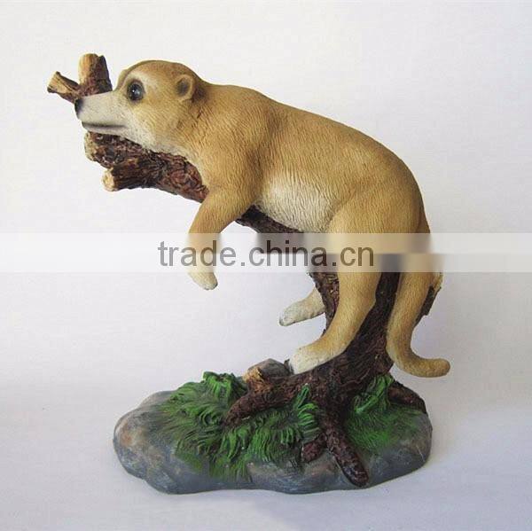 Custom resin naughty mongoose statue wholesale