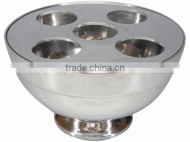 unique decorative indian metal material wine bottle stand