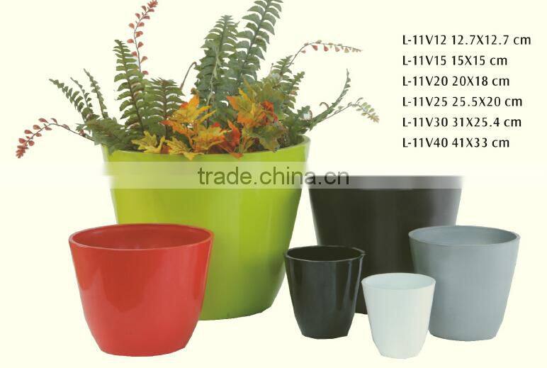 Outdoor Decorative Garden Flower Pots for Houseware in Bright Color