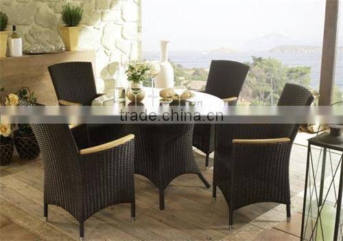 Aluminum frame Rattan armchair