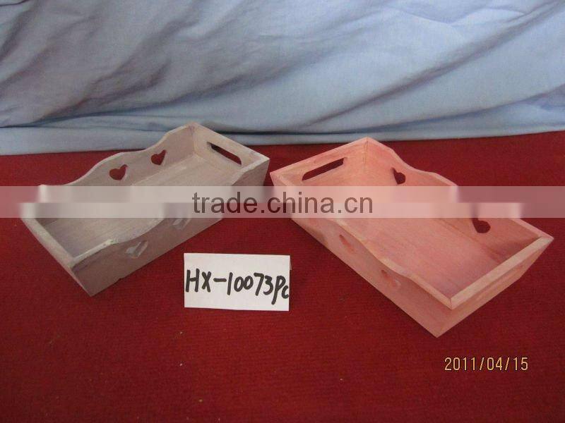 environmentally friendly black wooden food serving tray