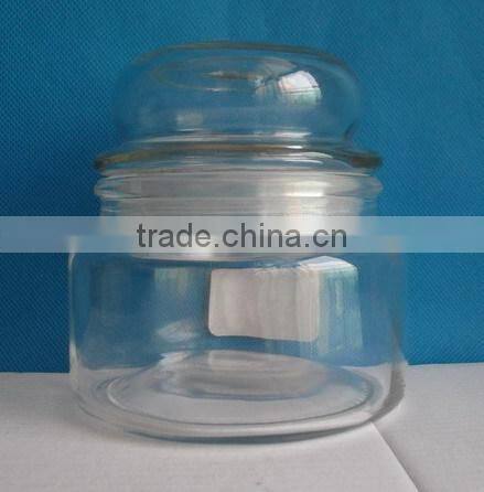 530ml hot sales glass wax holder candle jar