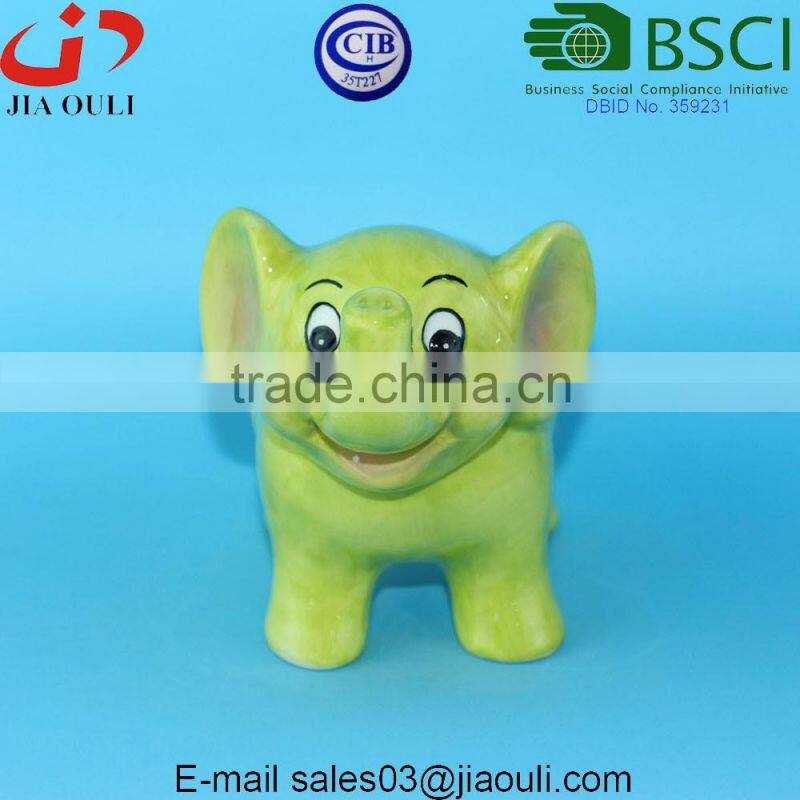 Special design ceramic Hamburger Money Box, Creative coin bank for kids gift