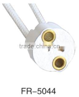 porcelain electrical light fittings parts with electrical cord