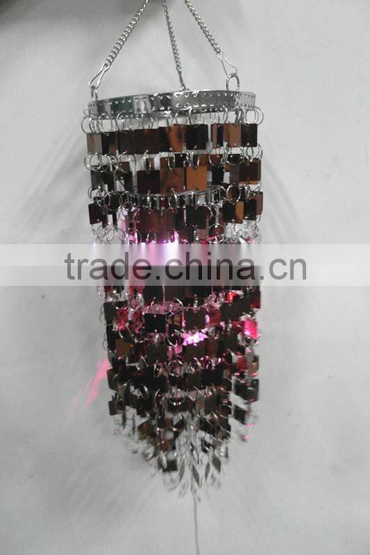 Acrylic led hot sale outdoor decoration for spring with droplight decoration