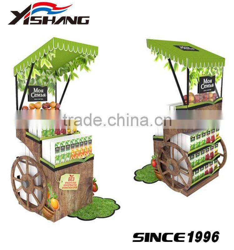 Custom garden flexi compost aerator display stand