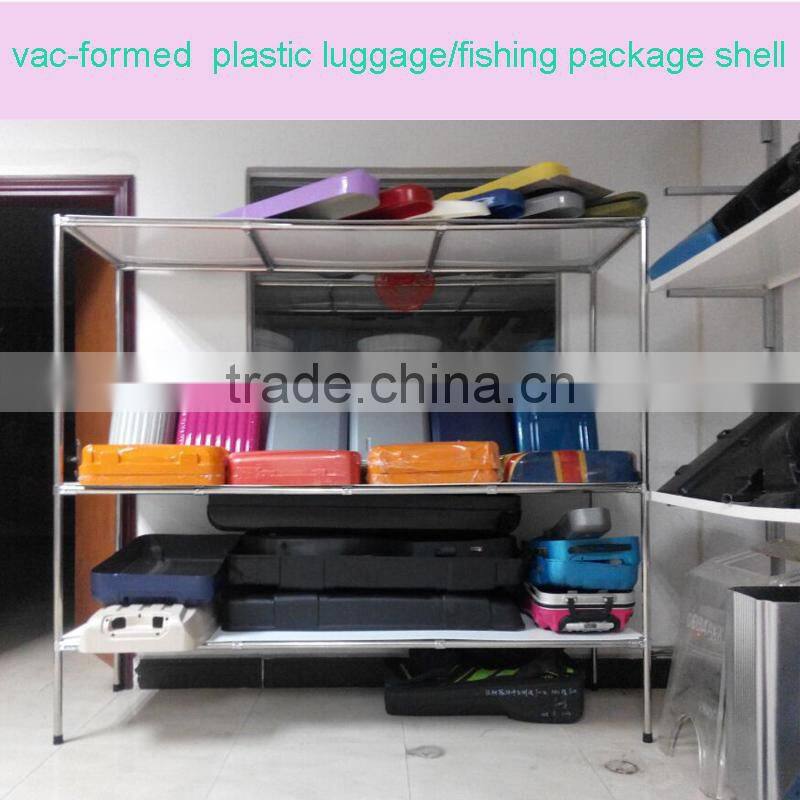 hot sale vacuum formed thick display plastic trays made by vacuum forming machine