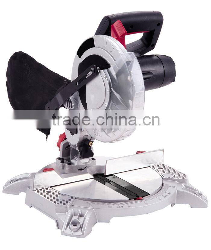 1200W Aluminium Base Wood Cutting Machine Electric Power 210mm Miter Saw